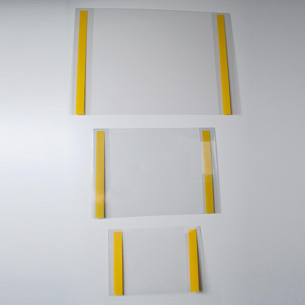 Busta porta-messaggio plastica trasparente adesiva in formato A5